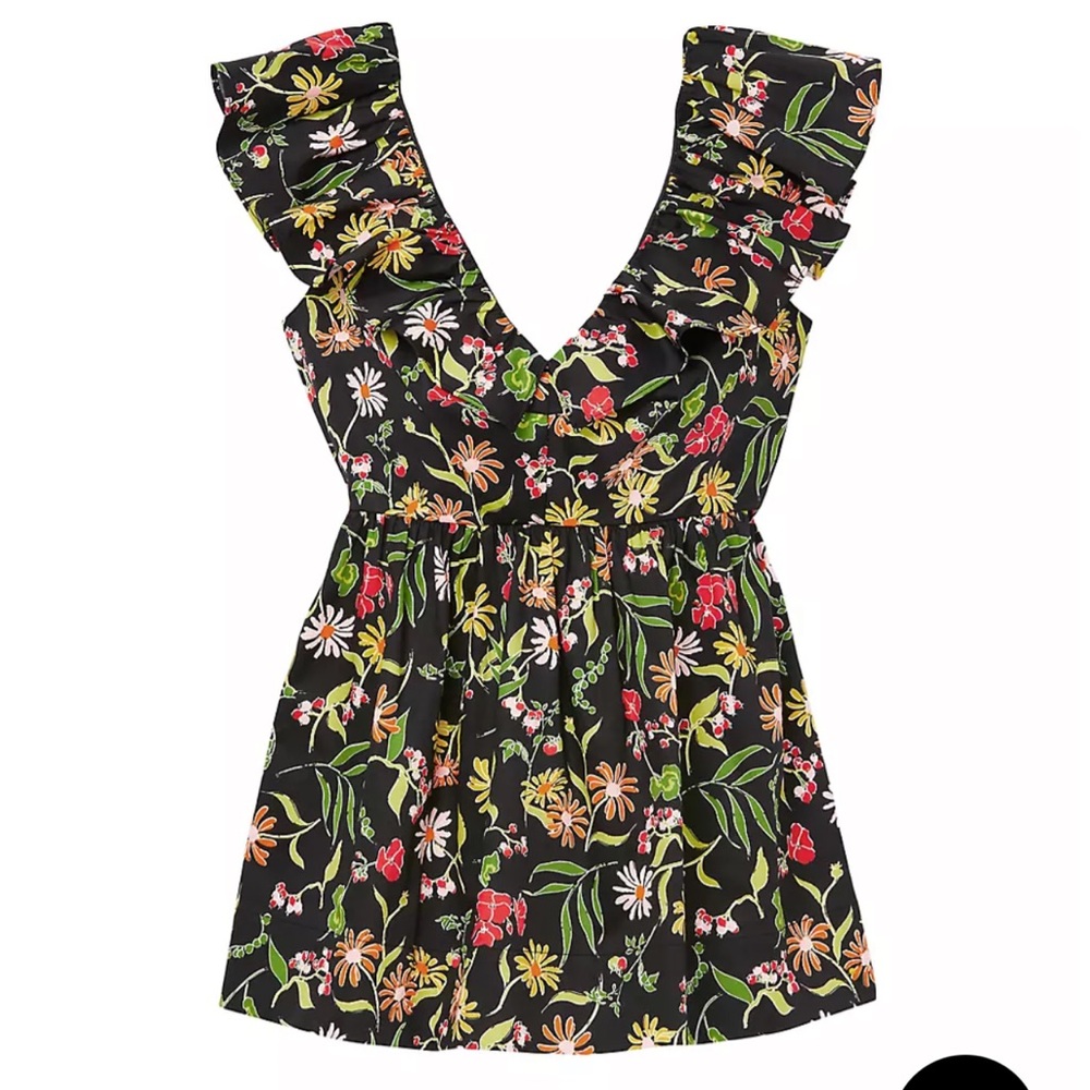 Kate Spade Size 10 Rooftop Floral Blouse